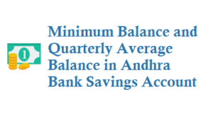 minimum balance bank of india savings account
