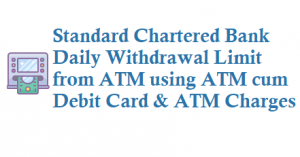 withdrawal chartered debit