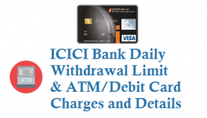 icici travel card atm withdrawal charges