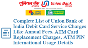 how to stop sms charges in union bank of india